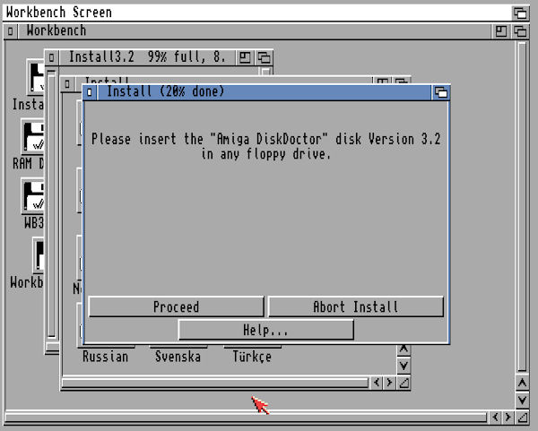Insert DiskDoctor disk