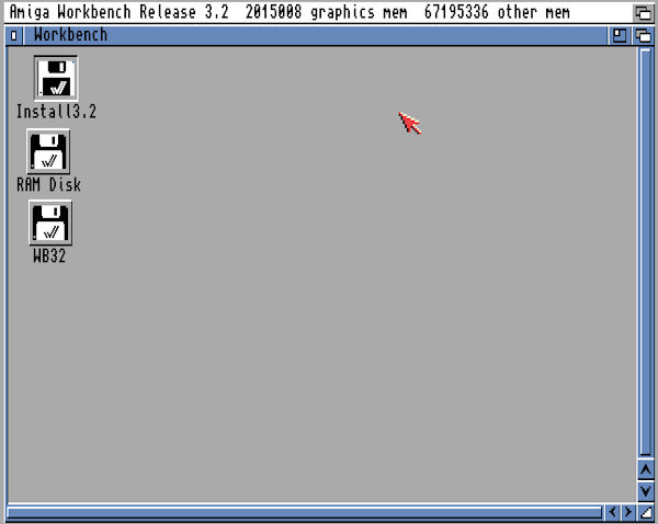WB32 disk ready