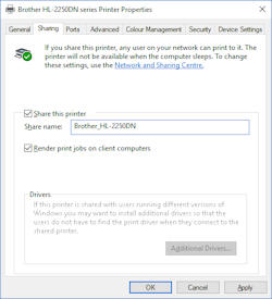 Share a printer