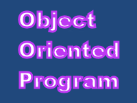 Object Orientated Programming
