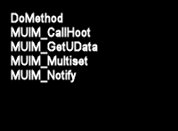 MUI Methods