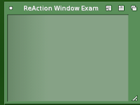 Reaction window