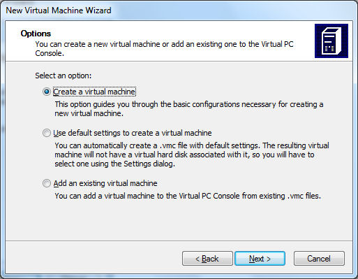Create vm